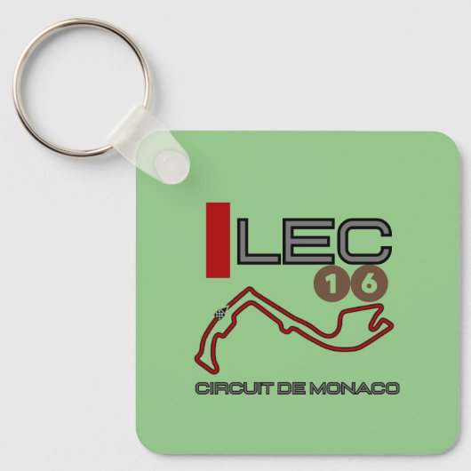 Charles Leclerc, Formel 1, Grand Prix von Monaco Schlüsselanhänger (Vorderseite)