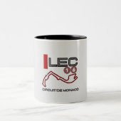 Charles Leclerc, Formel 1, Grand Prix von Monaco Zweifarbige Tasse (Mittel)