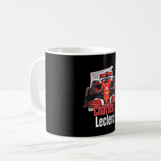 Charles Leclerc, Formel 1 Kaffeetasse (Vorderseite Links)
