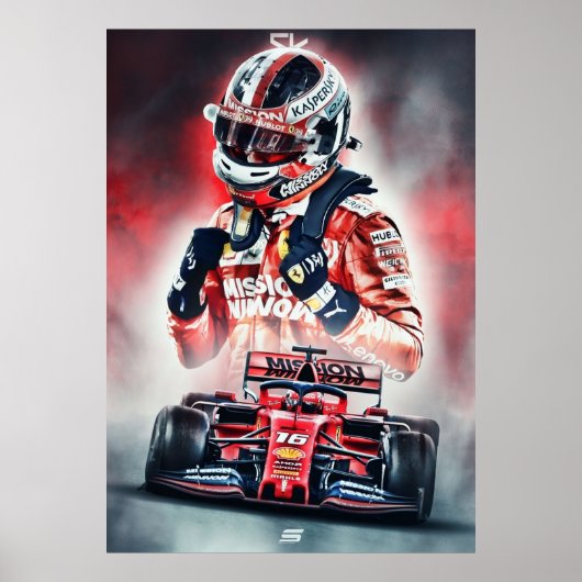 Charles Leclerc Poster (Vorne)