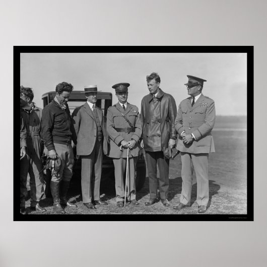 Charles Lindbergh und Orville Wright 1927 Poster (Vorne)
