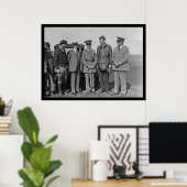 Charles Lindbergh und Orville Wright 1927 Poster (Heimbüro)