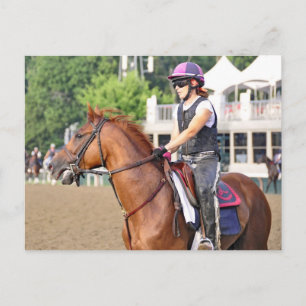 Charles LoPresti Workouts bei Saratoga Postkarte