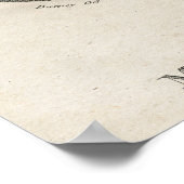 Charles Louis de Secondat, Baron de Montesquieu Poster (Ecke)