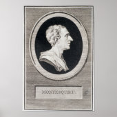 Charles Louis de Secondat, Baron de Montesquieu Poster (Vorne)