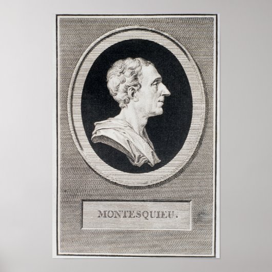 Charles Louis de Secondat, Baron de Montesquieu Poster (Vorne)