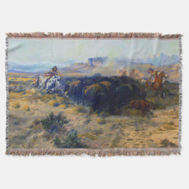 Charles M Russell The Buffalo Hunt 1899 Decke
