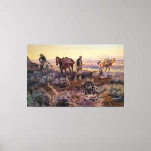 Charles M. Russell zahlt den Fiddler (1919) Leinwanddruck