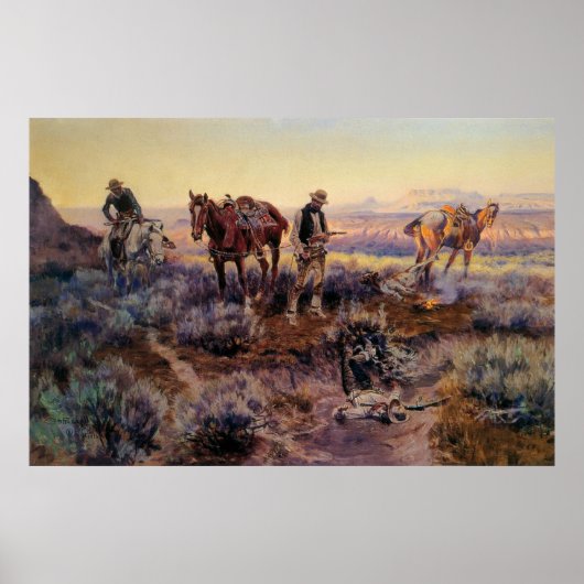 Charles M. Russell zahlt den Fiddler (1919) Poster (Vorne)