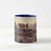 Charles M. Russells, das den Fiedler (1919, zahlt) Tasse (Zentrum)