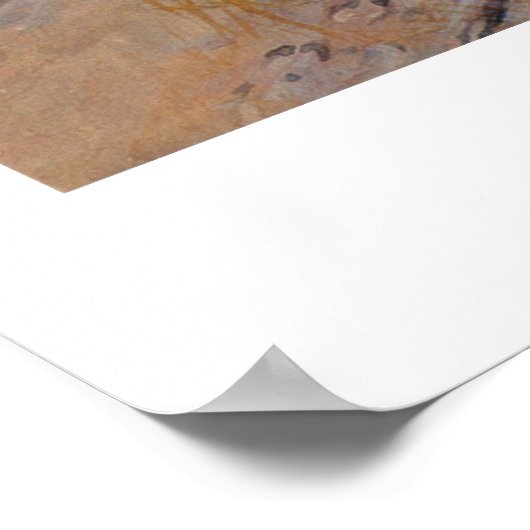 Charles M. Russell's First Wagon Tracks (1908) Poster (Ecke)