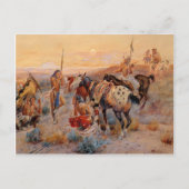 Charles M. Russell's First Wagon Tracks (1908) Postkarte (Vorderseite)