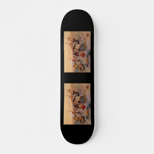 Charles M. Russell's First Wagon Tracks (1908) Skateboard (Vorne)