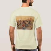 Charles M. Russell's First Wagon Tracks (1908) T-Shirt (Rückseite)