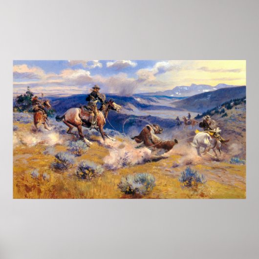 Charles M. Russell's Loops and Swift Horses (1916) Poster (Vorne)