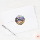 Charles M. Russell's Loops and Swift Horses (1916) Runder Aufkleber (Umschlag)