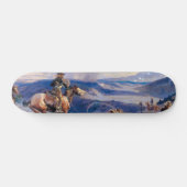 Charles M. Russell's Loops and Swift Horses (1916) Skateboard (Horizontal)