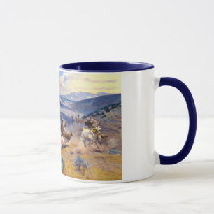Charles M. Russells Loops and Swift Horses (1916) Tasse