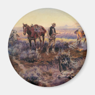Charles M. Russells Paying the Fiddler (1919) Magnet