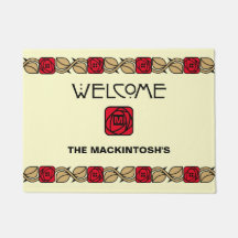 Charles Mackintosh Arts & Crafts Style Rose Frieze