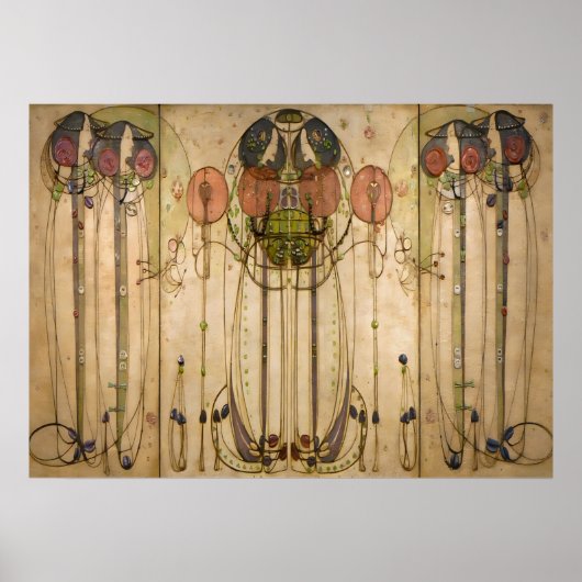 Charles Mackintosh - Das Wassail Poster (Vorne)