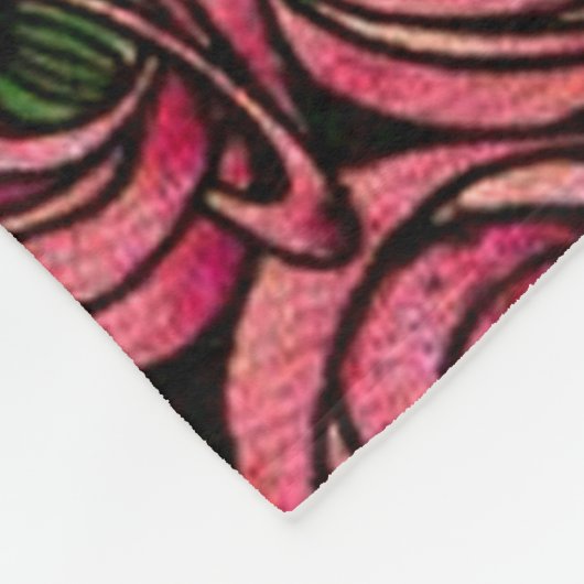 Charles Mackintosh Gemälde, Rose Fleecedecke (Ecke)
