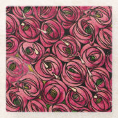 Charles Mackintosh Gemälde, Rose Glasuntersetzer (Vorderseite)