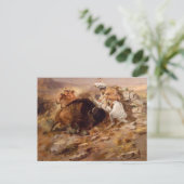 Charles Marion Russell - Buffalo Hunt Postkarte (Stehend Vorderseite)
