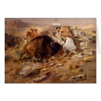 Charles Marion Russell - Büffel-Jagd