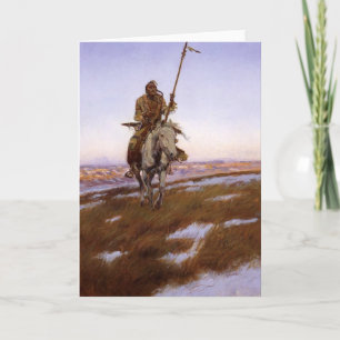 Charles Marion Russell - Cree Indian Karte