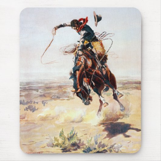Charles Marion Russell ein schlechtes Hoss Mousepad (Vorne)