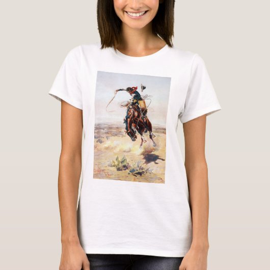 Charles Marion Russell ein schlechtes Hoss T-Shirt (Vorderseite)