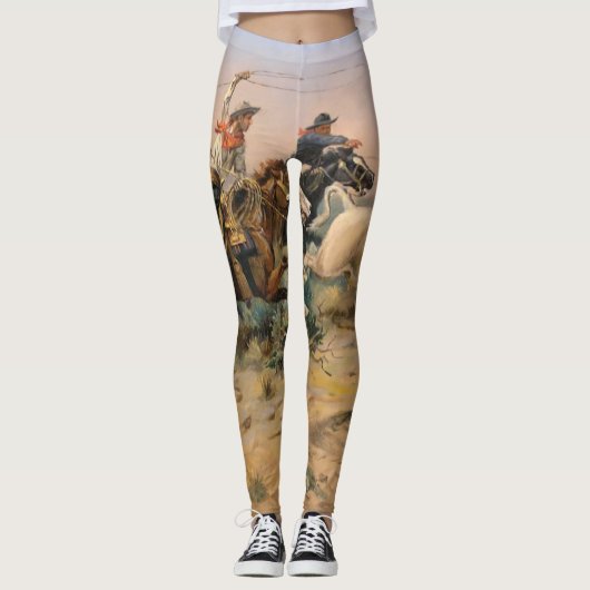 Charles Marion Russell - Herd Quit Leggings (Vorderseite)