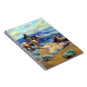 Charles Marion Russell The Bear Hunt Notizblock (Rechte Seite)