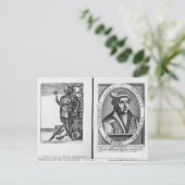 Charles Martel und Martin Luther Postkarte (Stehend Vorderseite)