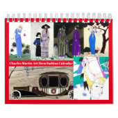 Charles Martin Art Deco Fashion Calendar Kalender (Titelbild)