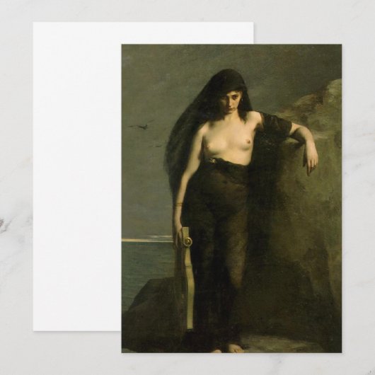 Charles Mengin - Sappho Einladung (Vorne/Hinten)