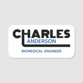Charles Name Tag Namensschild