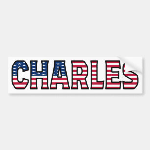 Charles Name Vorname USA Aufkleber Sticker Auto Autoaufkleber