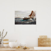 Charles Napier Hemy mit Wind und Gezeiten Poster (Küche)