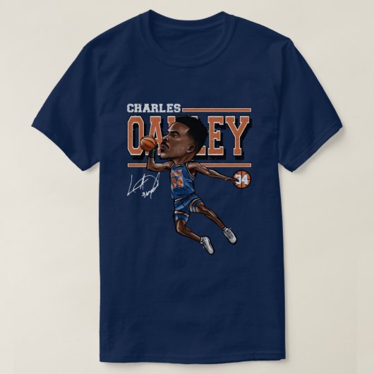Charles Oakley Cartoon T-Shirt (Design vorne)