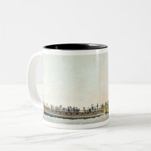 Charles-Philippe, der erste Steamboat Zweifarbige Tasse (Vorderseite Links)