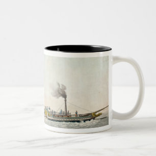 Charles-Philippe, der erste Steamboat Zweifarbige Tasse