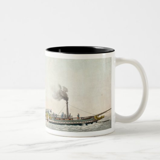 Charles-Philippe, der erste Steamboat Zweifarbige Tasse (Rechts)