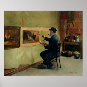 Charles Philippe Gevens, Schwiegervater des Künstl Poster