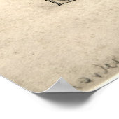 Charles Rennie Mackintosh 1890 Neujahrskarte Poster (Ecke)