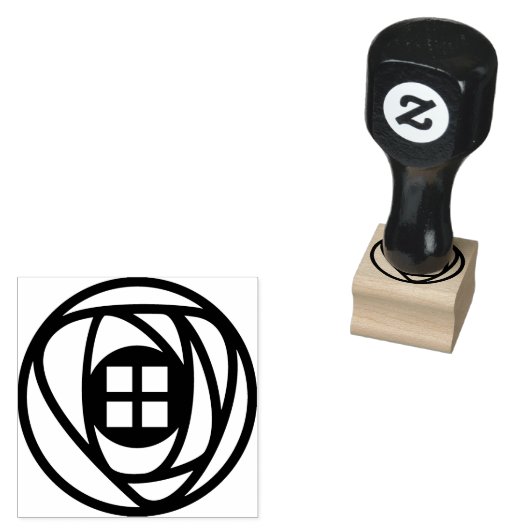 Charles Rennie Mackintosh Arts & Crafts Rose Gummistempel (Stempel)