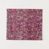 Charles Rennie Mackintosh Blume Design Wandteppich (Vorderseite (Horizontal))