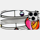 Charles Rennie Mackintosh Blume Fensterdesign Case-Mate iPhone Hülle (Rückseite (Horizontal))