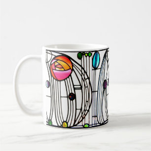 Charles Rennie Mackintosh Blume Kaffeetasse